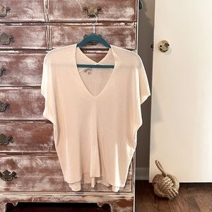 Lucky Brand short sleeve sweater